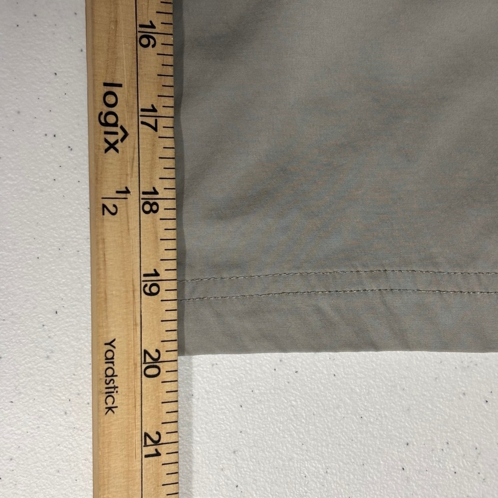 Coolibar Capri Pants 12 Gray Women Hiking Sun Protection UPF 50+ Cargo Stretch - Picture 8 of 11